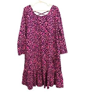 Lilly Pulitzer Jena Dress My Favorite Spot Animal Print Pink